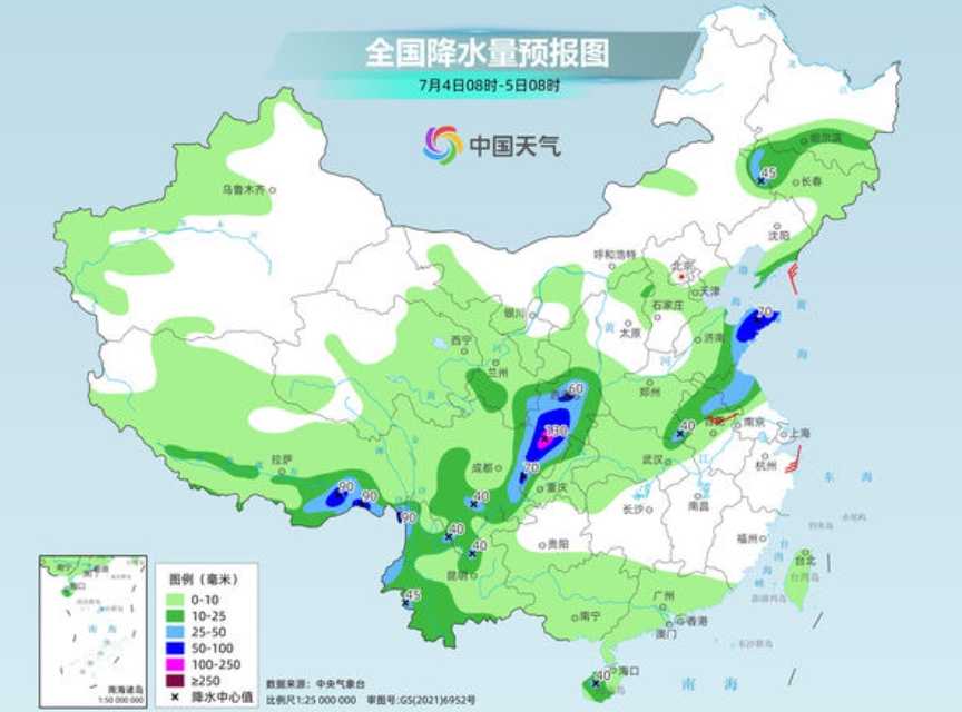 主雨带北抬！河南山东等地有较强降雨 南方高温闷热天气加强